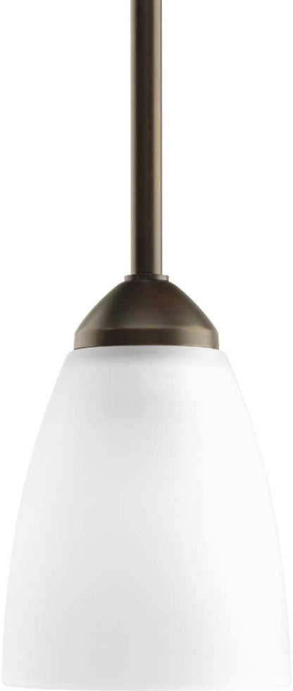 Progress P5113-20 Gather 1 Light 4 inch Mini-Pendant, Antique Bronze