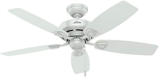 HUNTER 53350 Sea Wind 48" Indoor/Outdoor Ceiling Fan, White