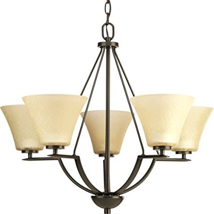 P4623-20 - Bravo Antique Bronze 5 Light Chandelier