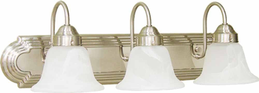 Volume Lighting V1343-33 Marti 3-light Bathroom Vanity, Brushed Nickel