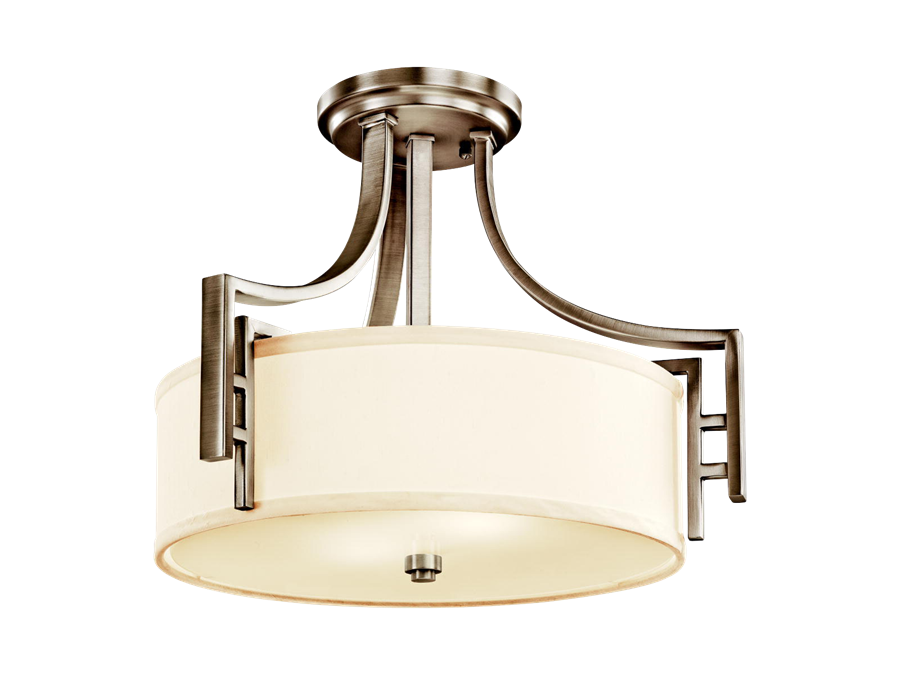 42253AP - Antique Pewter 2 Lt. Quinn Semi Flush - Kichler - IN STOCK LIGHTING - Semi Flush Mount