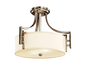 42253AP - Antique Pewter 2 Lt. Quinn Semi Flush - Kichler - IN STOCK LIGHTING - Semi Flush Mount