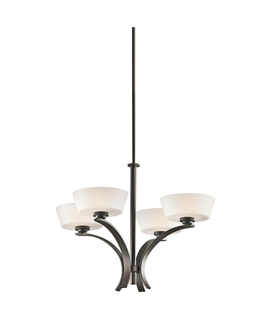 42529OZ - Olde Bronze 4 Lt. Rise Chandelier - Kichler - IN STOCK LIGHTING - Chandelier
