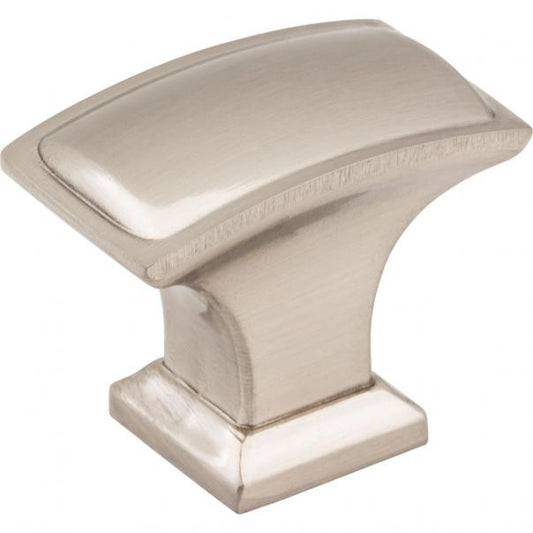 Hardware Resources 435L-SN Annadale 1 1/2" Rectangle Cabinet Knob, Satin Nickel