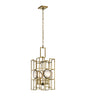 Kichler 43933NBR Vance 4 Light 13 inch Foyer Pendant, Natural Brass