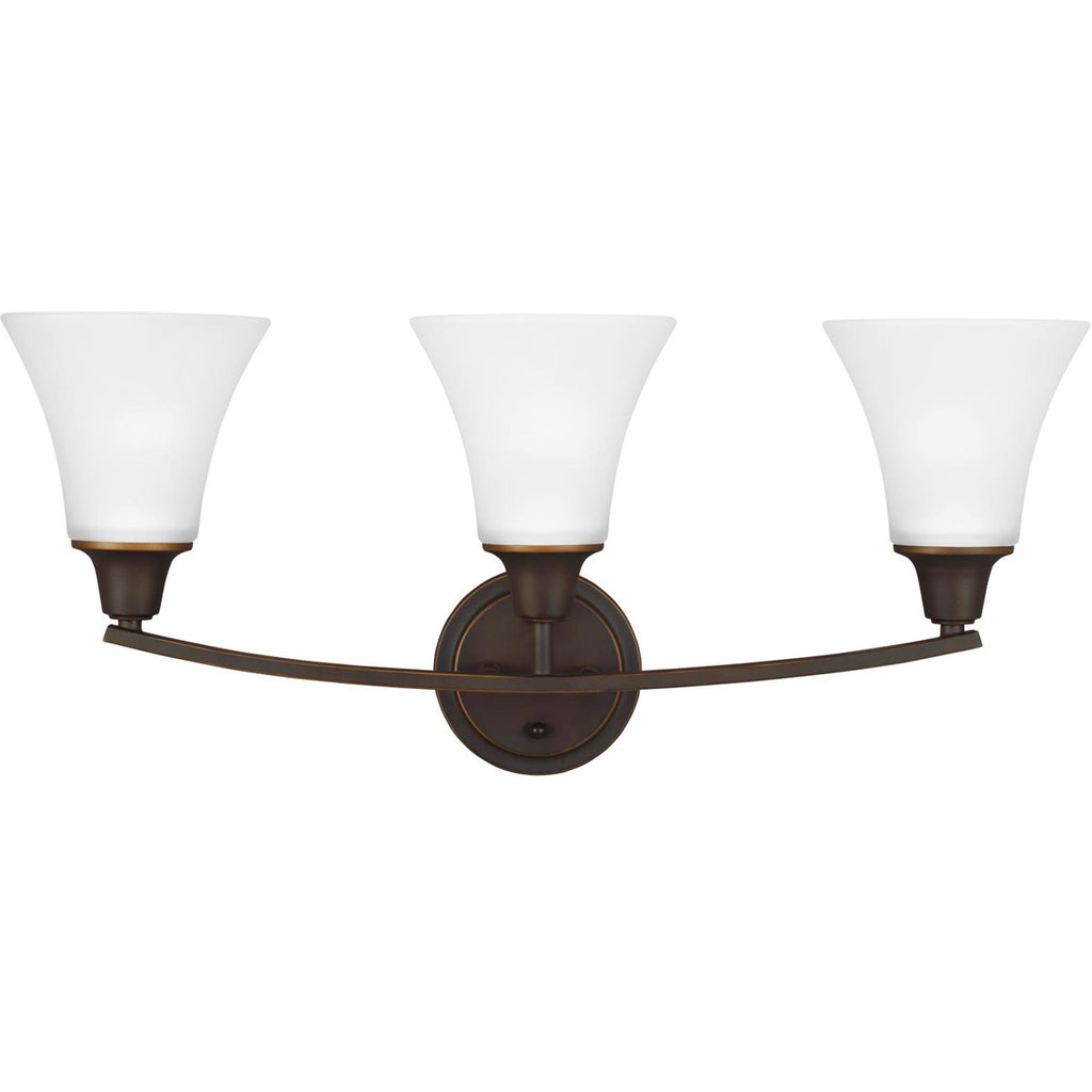 Sea Gull 4413203-715 Metcalf 3 Light 25 inch Autumn Bronze Wall Sconce