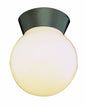 Trans Globe 4850 BK One Light Flush mount, Black