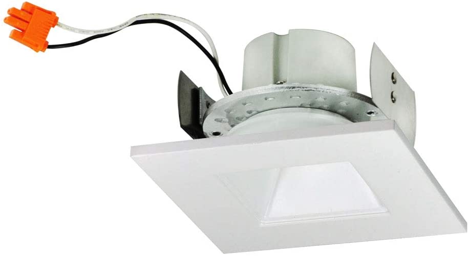 Nora Lighting NLCBC-45630WW/EM Cobalt 4" LED 3000K Square Recessed Trim, White