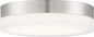 Nuvo 62/460 Pi 14 in. Flush Mount LED Fixture, Brushed Nickel