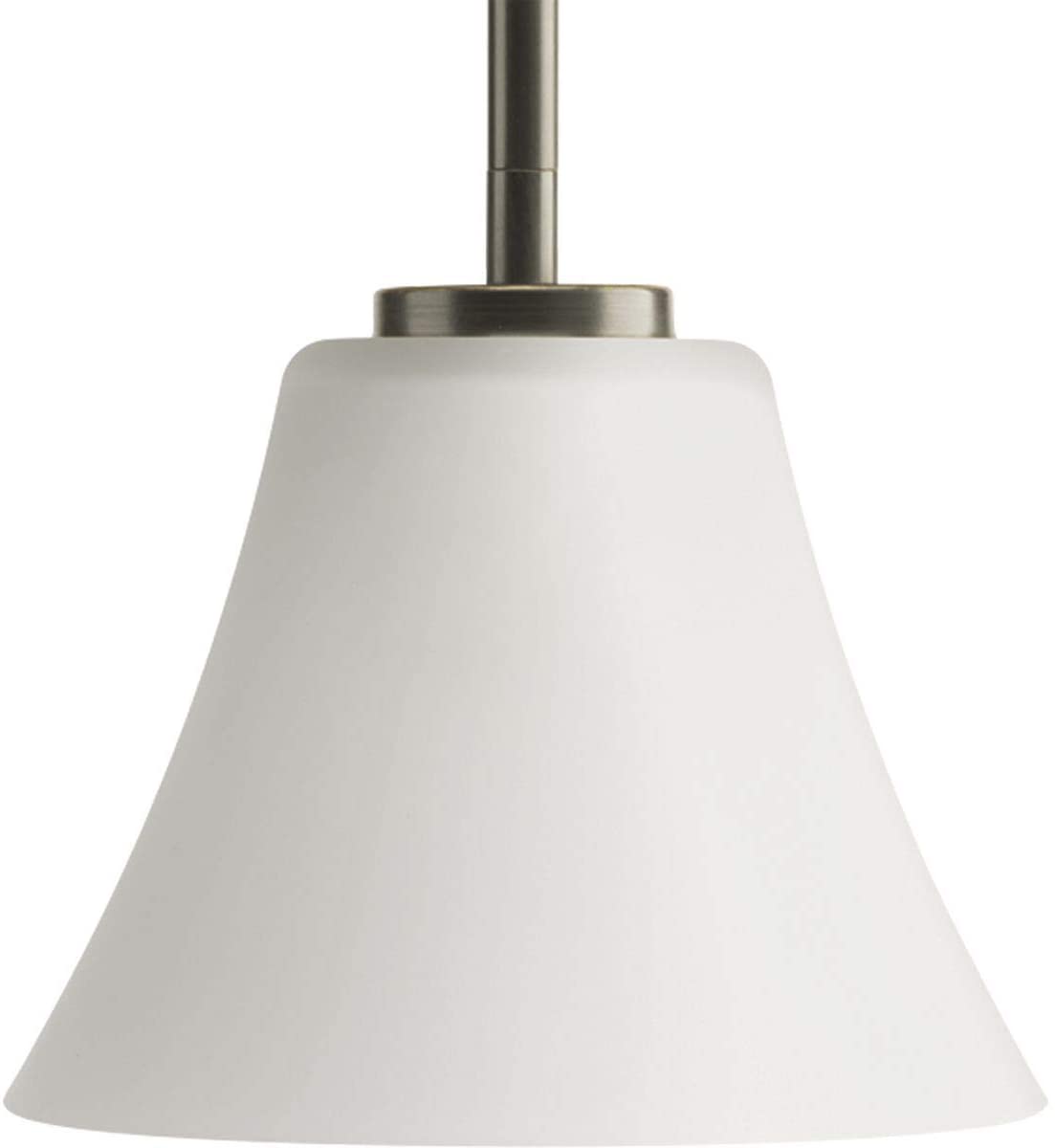 Progress Lighting P5300-20W Transitional One Light Mini Pendant, Antique Bronze