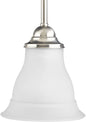 Progress Lighting P5096-09 1-Light Mini-Pendant, Brushed Nickel