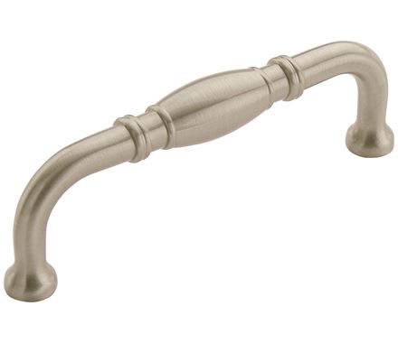 Amerock Granby 3-3/4 in (96 mm) Center-to-Center Satin Nickel Cabinet Pull