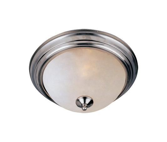Maxim 5849FTSN Essentials - 584x 2 Light 12 inch Flush Mount, Satin Nickel