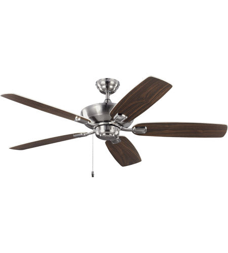 Murray Feiss 5COM52BS Colony Max 52 inch Indoor-Outdoor Ceiling Fan, Brushed Steel