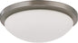 60-2941 - Brushed Nickel 1 Lt. Flush Mount - Nuvo Lighting - IN STOCK LIGHTING - Flush Mount