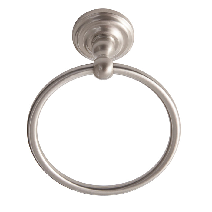Better Home Products 6004SN Dolores Park Towel Ring, Satin Nickel