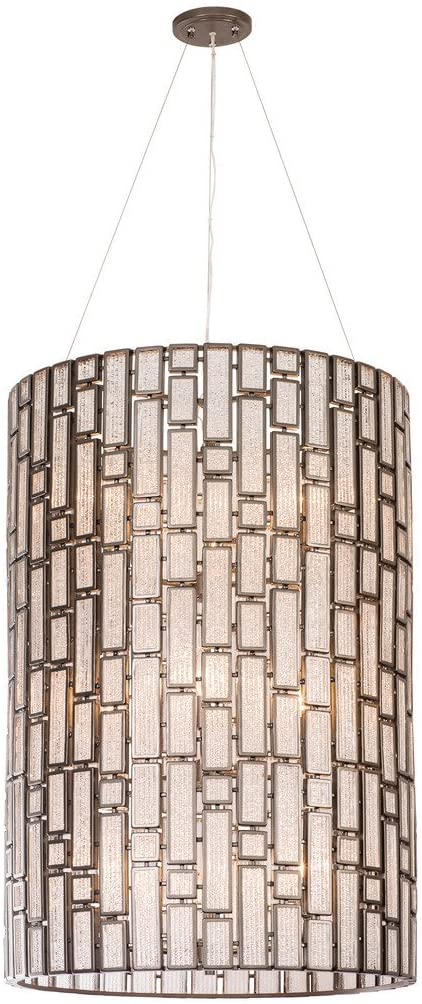 Varaluz Lighting 255F09NB Harlowe 9-Light Pendant, New Bronze
