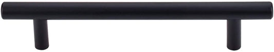 Top Knobs M989 Bar Pulls Collection 5-1/16" Hopewell Steel Bar Pull, Flat Black