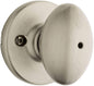 KWIKSET 300AO Aliso Privacy Lock, Satin Nickel