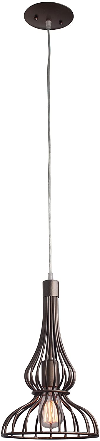 Varaluz Lighting 140M01NB Clout 1-Light Mini Pendant, New Bronze