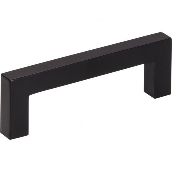 Hardware Resources 625-3MB Stanton 3" Center to Center Square Cabinet Bar Pull, Matte Black