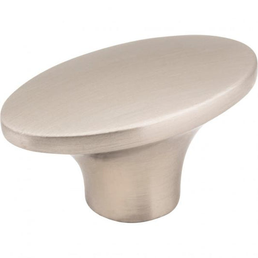 Hardware Resources 650-SN Hudson 1 7/8" Oval Cabinet Knob, Satin Nickel