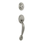 687DA-LIP-15 - Satin Nickel Handleset with Single Cylinder Deadbolt