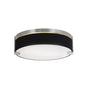 700FMBXTFBS - 2-Light Flush Mount Ceiling Light Satin Nickel Finish
