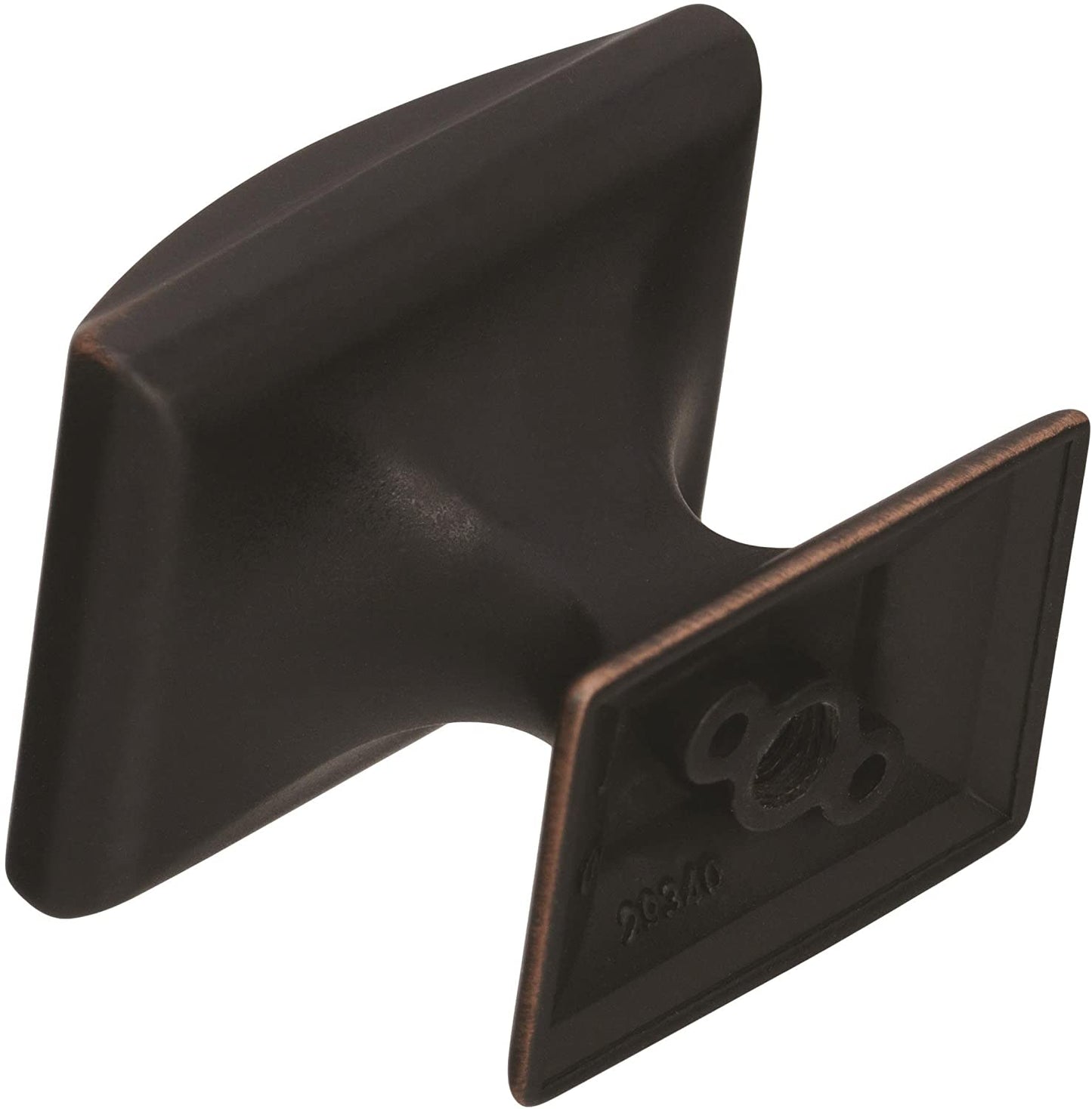 Amerock BP29340-ORB Candler Collection Rectangular Knob, Oil-Rubbed Bronze