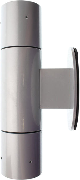 Lumiere Cooper 904-2-50MR16-12-BK Westwood Up/Down Architectural Wall Sconce, Silver