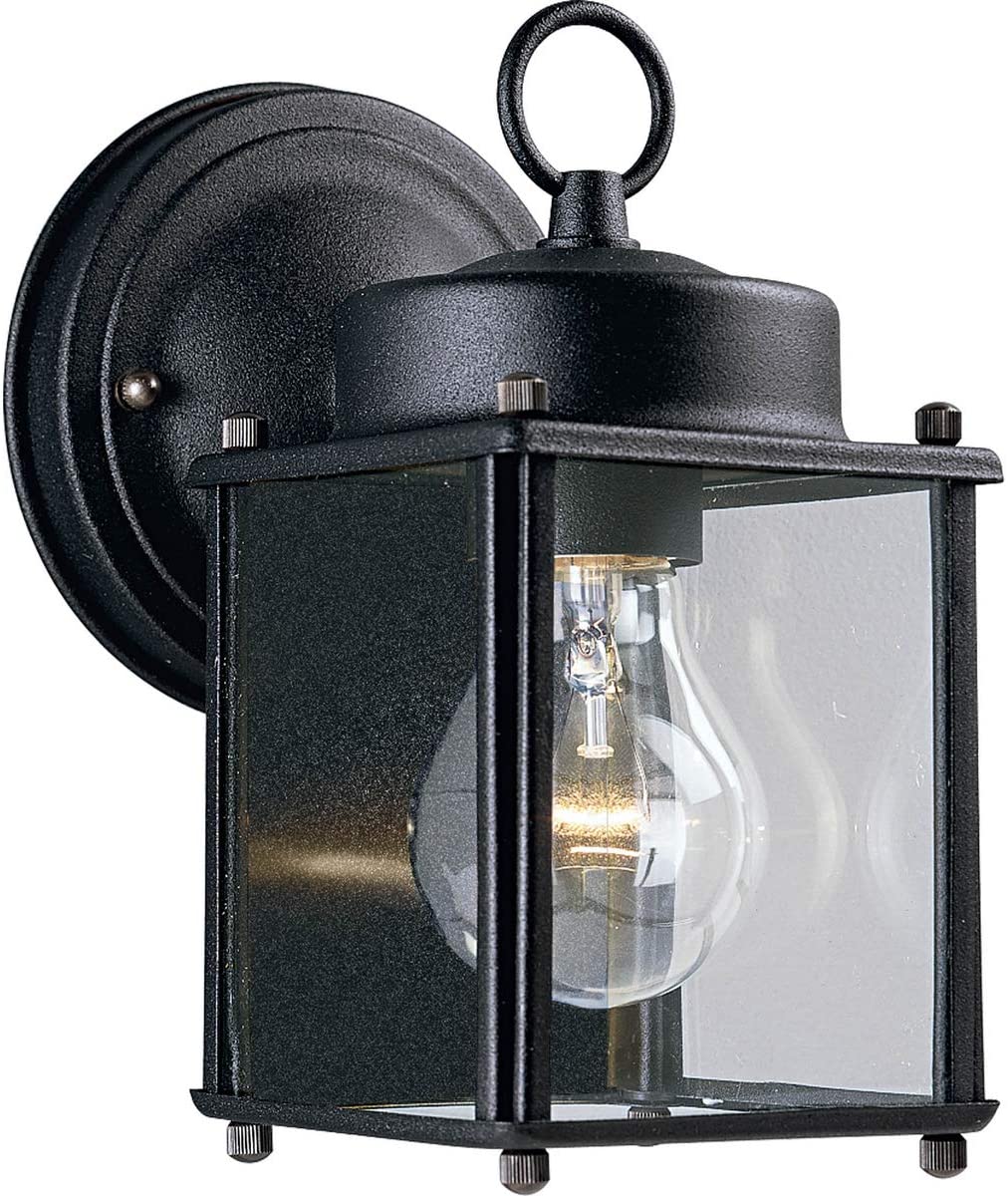 Progress Lighting P5607-31 Traditional One Light Wall Flat Glass Lantern