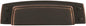 Amerock BP55318DOB Highland Ridge Cup Pull, 3.5-Inch Center-to-Center, Dark Oiled Bronze