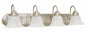 Volume Lighting V1344-33 Marti 4-light Bathroom Vanity, Brushed Nickel