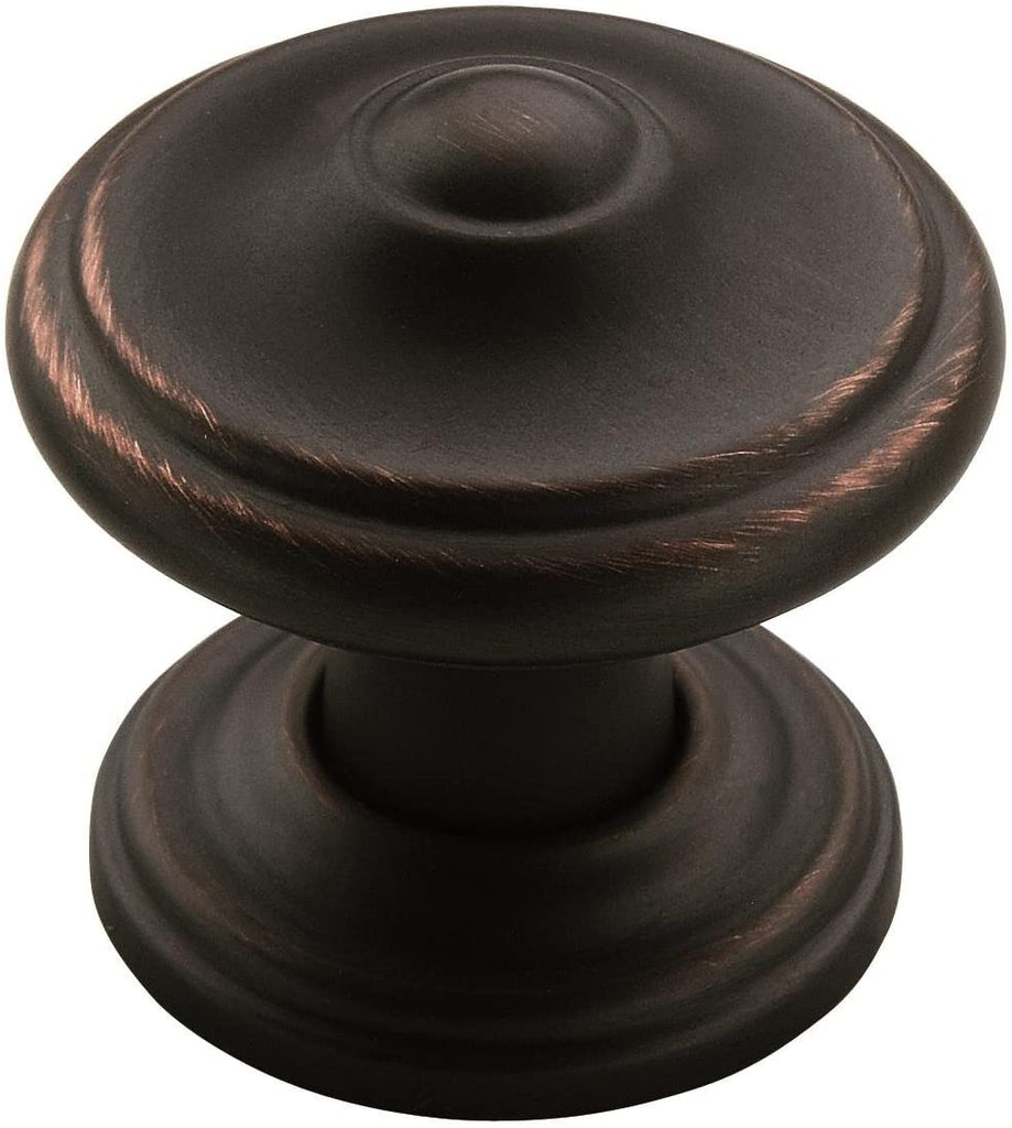 Amerock BP55341-ORB Contemporary 1-1/4" (32 mm) Mushroom Cabinet Knob, Oil Rubbed Bronze