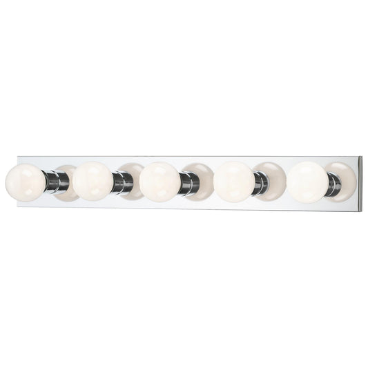 7415-4 - Chrome 5Lt Bath Vanity Strip