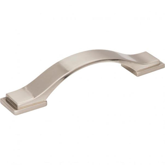 Hardware Resources 80152-96SN Mirada 96mm Center to Center Cabinet Pull, Satin Nickel