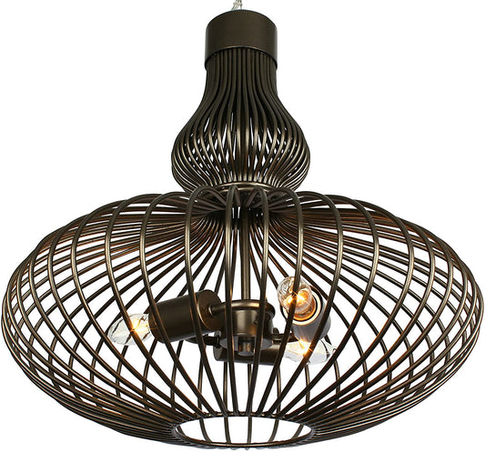 Varaluz Lighting 140P03NB Clout 3 Light Pendant, New Bronze