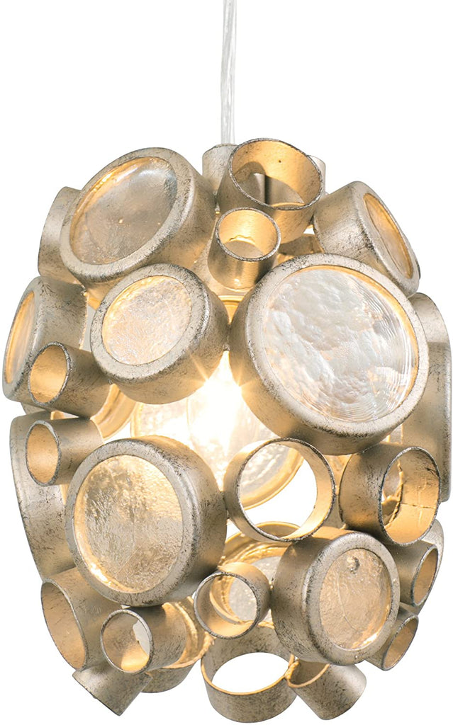 Varaluz Lighting 165M01ZG Fascination 1-Light Mini Pendant - Zen Gold