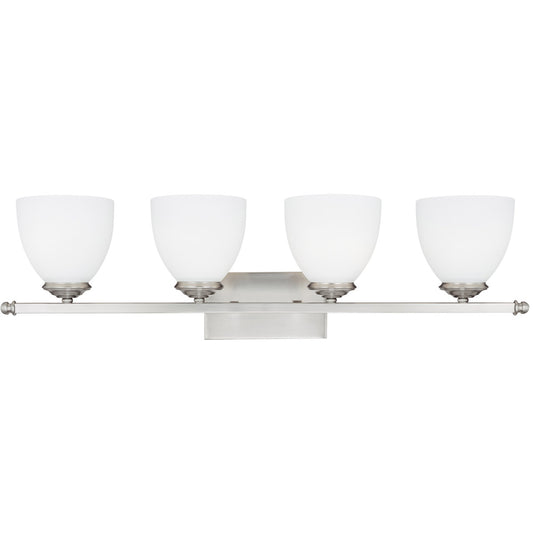 Capital Lighting 8404MN-202 Chapman 4 Light 32 inch Matte Nickel Vanity Light