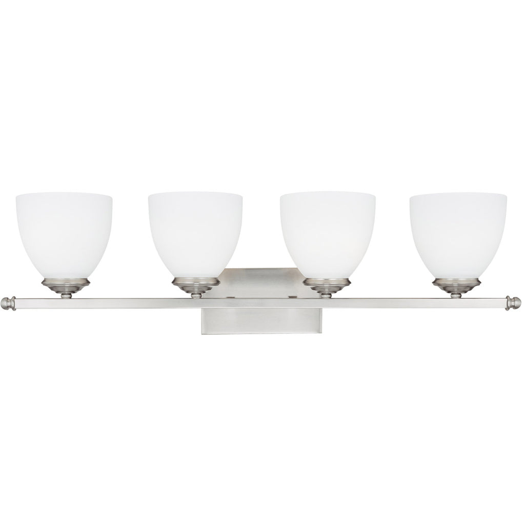 Capital Lighting 8404MN-202 Chapman 4 Light 32 inch Matte Nickel Vanity Light