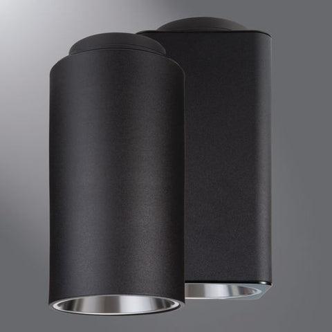 LSR6A15D010TEMB - Black 6" Portfolio Cylinder Down Light Wall Mount