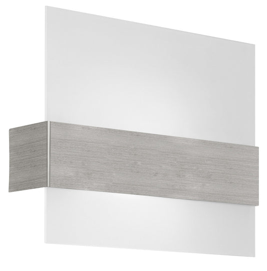 Eglo 86997A Nikita 1 Light 14 inch Matte Nickel ADA Wall Light