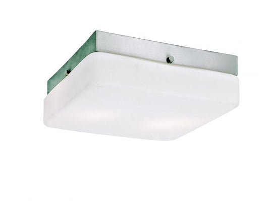 8871 - Brushed Nickel 2 Lt. 378 Flush Mount - Trans Globe Lighting - IN STOCK LIGHTING - Flush Mount