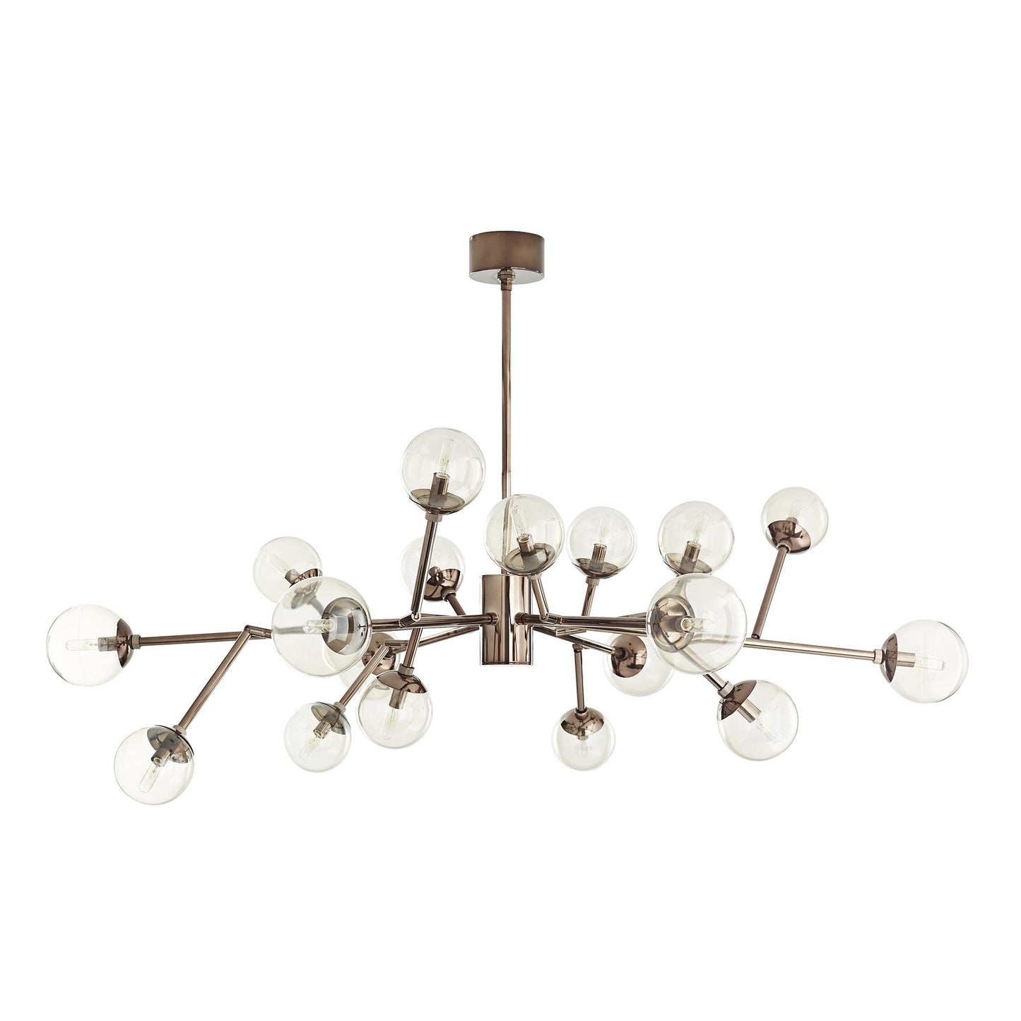 89981 - 18 Light 58 inch Brown Nickel Chandelier