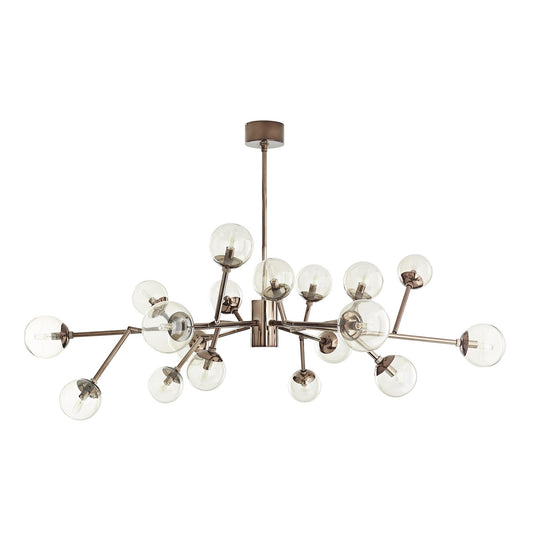 89981 - 18 Light 58 inch Brown Nickel Chandelier