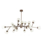 89981 - 18 Light 58 inch Brown Nickel Chandelier