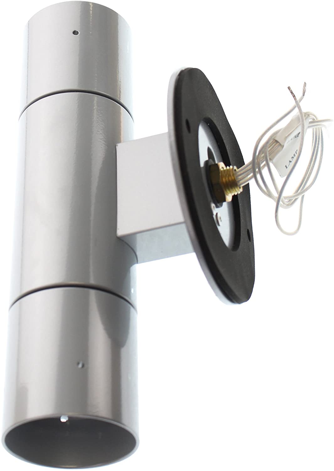 Lumiere Cooper 904-2-50MR16-12-BK Westwood Up/Down Architectural Wall Sconce, Silver