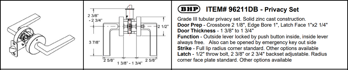 Better Home Products 96211DB Baker Beach Level, Dark Bronze