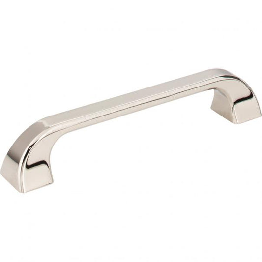 Hardware Resources 972-128NI Marlo 128mm Center to Center Cabinet Pull, Polished Nickel