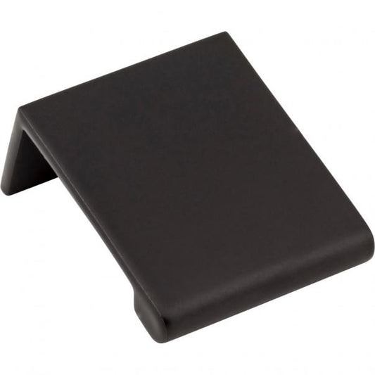 Hardware Resources A500-125MB Edgefield 1 1/4" Cabinet Tab Pull, Matte Black